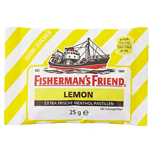 Fisherman's Friend Menthol-Pastillen, Zitrone, 25 g