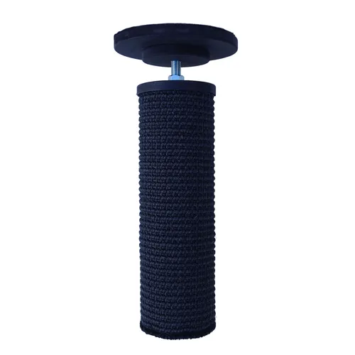 Aktiv Kat Kratzbaum Decken-Säule Ø 13 cm Schwarz - Hochwertiger Kratzstamm für Katzen, flexibel in der Höhe von 45-60 cm einstellbar, ideal für aktives Spielen und Entspannen.