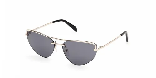 EMILIO PUCCI Sonnenbrille EP0226 5932A - Elegante Katzenaugen-Optik - Stilvolle EMILIO PUCCI Sonnenbrille EP0226 für Damen in Gold mit grauen Gläsern. 100% UV-Schutz und hochwertiges Metallgestell sorgen für besten Tragekomfort und einen modischen Look.