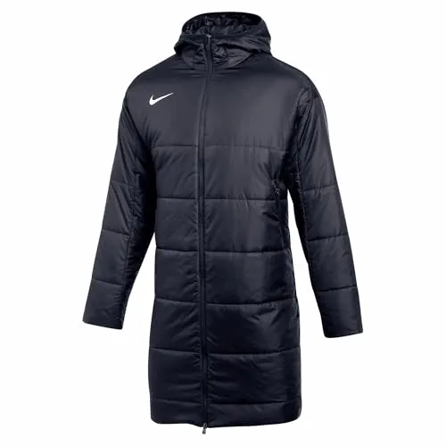 Nike FD7709-451 M NK TF ACDPR24 SDF JACKET Herren - Leichte Herrenjacke in Obsidian/White, ideal für kalte Tage. Die innovative Thermo-Technologie sorgt für optimalen Tragekomfort, während der elastische Saum ein angenehmes Gefühl garantiert. Perfekt für den Alltag und aktive Freizeit.