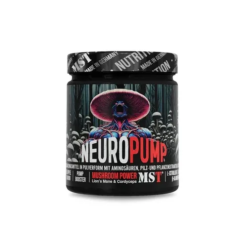 MST - Neuropump Booster, 270g, Mushroom Power, Pre Workout Booster, ohne Koffein
