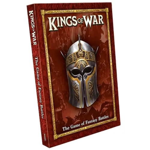 Mantic Kings of War Regelbuch 3. Auflage (2022), Rot, Größe L
