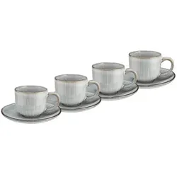 BUTLERS 4er Set Espressotassen HENLEY in grau von Butlers