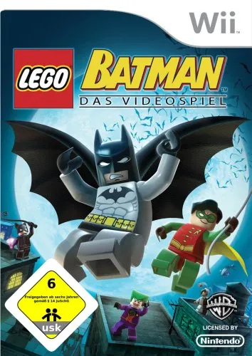 Nintendo Wii Lego Batman - Das Videospiel - PC- & Videospiele, spannendes Action-Adventure für die ganze Familie, mit original Verpackung und Anleitung, USK ab 6 Jahren.