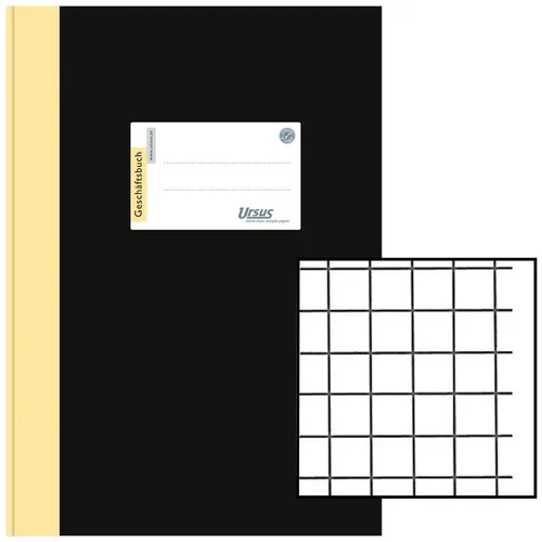 STAUFEN GREEN Geschäftsbuch A4 5mm kariert - Blöcke & Formulare - Umweltfreundliches Geschäftsbuch mit 192 Blatt, ideal für nachhaltige Notizen und Organisation.