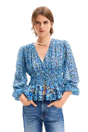 DESIGUAL MAGLIA DONNA BLU von Desigual