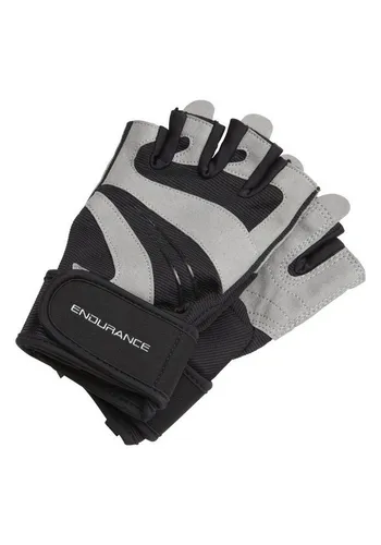 ENDURANCE Trainingshandschuhe Garlieston schwarz S - Hochwertige Gewichtheberhandschuhe mit praktischem Klettverschluss für optimalen Halt. Ideal für intensives Training und sicheren Grip. Pflegeleicht bei 30°C.