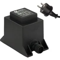 KERRY Transformator 12V 21,6VA AC/AC Wechselstrom - Beleuchtung für den Außenbereich IP44, ideal für LED-Beleuchtung und Pumpen mit integriertem Überhitzungsschutz für zuverlässige Sicherheit.