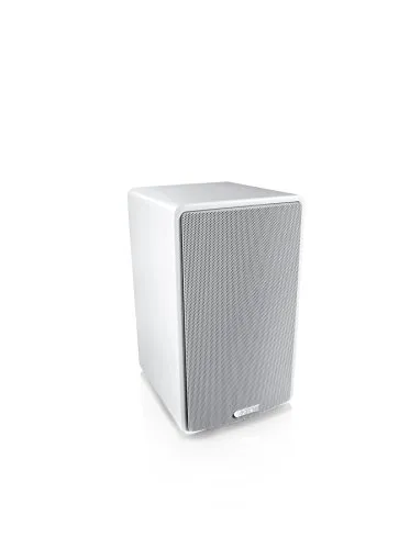 Canton AM5 Weiß Regal-Lautsprecher - Hochwertiger 2-Wege Regal-Lautsprecher mit DSP, 100 W Musikleistung und beeindruckendem Frequenzgang von 50 Hz bis 38 kHz – ideal für Musikliebhaber!