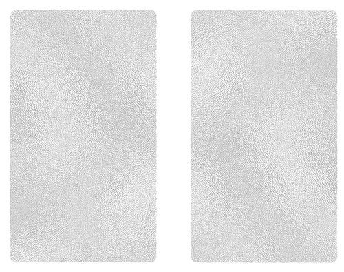 MICHELINO 2-tlg.Set Herdabdeckplatte Schneideplatte Kochfeldabdeckung Geriffelt