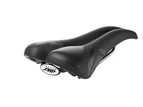 Sattel Hybrid Schwarz CSS1497 Selle SMP Rennen MTB - Fahrradsattel für Hybrid- und Mountainbikes, ergonomisches Design für optimalen Komfort und Unterstützung beim Rennsport.