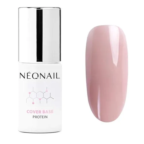 NÉONAIL UV Nagellack - Base Coat Gel UV - Modeling Cover Base Protein Natural Nude 7,2 ml - Unterlack Für Nägel - Lack - Gel