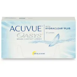 Johnson & Johnson Acuvue Oasys 2-Wochen-Linsen -1.5 dpt - Wochenlinsen mit HYDRACLEAR PLUS-Technologie für ermüdungsfreies Tragen und UV-Schutz, ideal für den ganzen Tag.