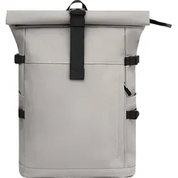 Cityrucksack RollTop Rucksack Freizeitrucksack Herren Damen Wasserabweisend (9058) L.GRAY