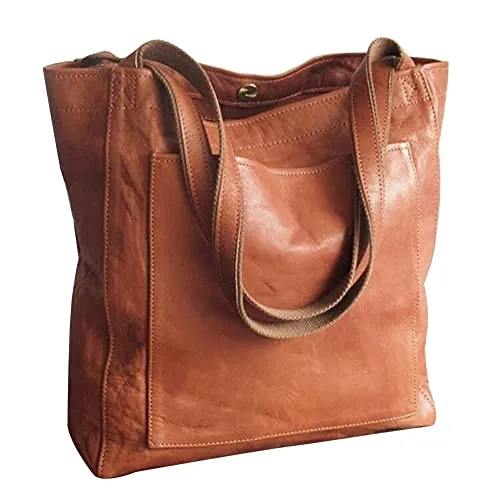 liuduo Umhängetasche für Frauen - Große Handtasche aus weichem PU-Leder - Damen-Schultertaschen aus hochwertigem PU-Leder, leicht und langlebig. Ideal für Arbeit, Reisen und Shopping, bietet viel Platz für Ihre Essentials.