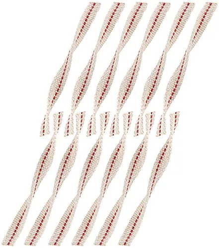 Lunartec Lampendocht: 12er-Pack Universal-Dochte f. Petroleum-Sturmlampen, 130 x 10,5 x 2 mm (Petroleumlampe Docht, Fackel, Petroleumlaterne)