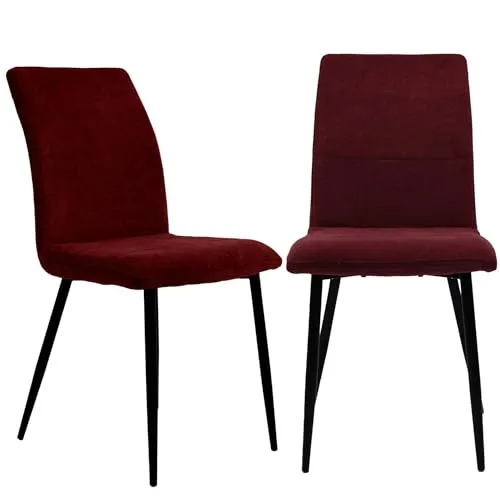 TRISENS Esszimmerstuhl tr-59 (Set) – Stilvolle Designstühle in rot von TRISENS