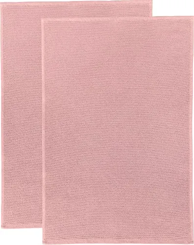 Erwin Müller Reinigungstuch, Putztuch, Multifunktionstuch 2er-Pack altrosé Größe 50x70 cm - saugstark, zum Putzen oder Staubwischen, robust und langlebig, mit Frottierseite