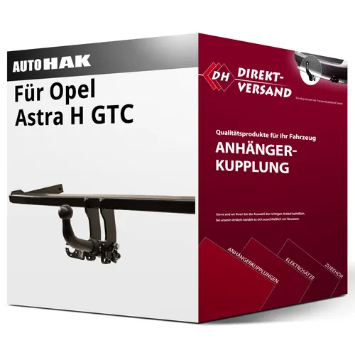 Produktbild Abnehmbare Auto Hak Anhängerkupplung für Opel Astra H GTC