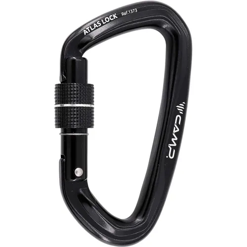 Camp Atlas Lock Karabiner (Größe One Size, schwarz)