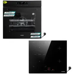 KB ELEMENTS Einbauherd Set – Induktionskochfeld & Backofen 60cm