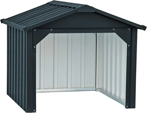 Duramax Metall Mähroboter Garage - Zubehör für Gartengeräte: Wetterfeste und langlebige Garage aus feuerverzinktem Stahl für optimalen Schutz Ihres Mähroboters und seiner Ladestation.