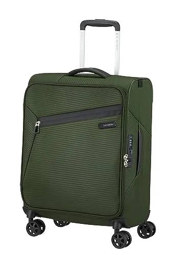 Samsonite Litebeam Spinner 4-Rollen Kabinentrolley 55 cm - Climbing Ivy, leichter und robuster Handgepäck-Trolley mit viel Stauraum und leisen Rädern