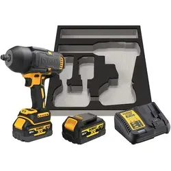 DEWALT DCF900P2G-QW Akku-Schlagschrauber 18V - Akkuschrauber mit 5.0Ah Li-Ion Akkus, inklusive 2. Akku und Ladegerät für maximale Flexibilität und Leistung bei jedem Projekt.