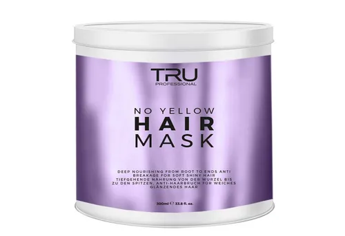 TRU Haarmaske No Yellow, Anti-Gelbstich-Maske für blondiertes & graues Haar, 1-tlg.