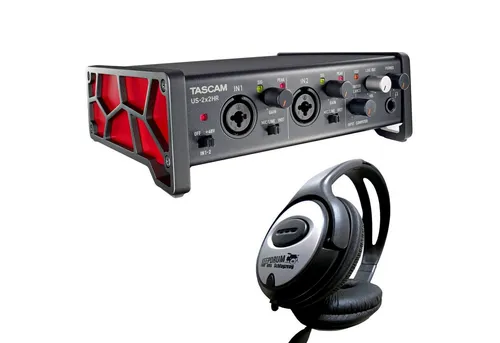 Tascam US-2x2HR USB Interface Digitales Aufnahmegerät (USB-Audio-Interface)