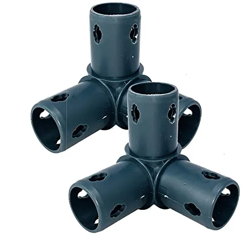 move and stic 2er Set Raumkupplung 3-armig, titangrau - Kupplung 3 armig Raum