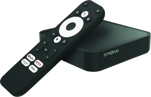 STRONG Leap-S3 Ultimate Streaming Box - 4K UHD mit Chromecast und Google Assistant - Media-Streaming-Clients: Genießen Sie atemberaubende Bild- und Tonqualität mit Dolby Atmos und Vision sowie 2 Monate Zattoo gratis für ein optimales Streaming-Erlebnis.
