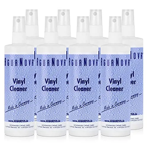 AguaNova Vinyl Cleaner 250 ml - 8er Pack - Reinigungsmittel für Wassermatratzen, schützt vor Rissbildung und sorgt für glatte, geschmeidige Vinyloberflächen.