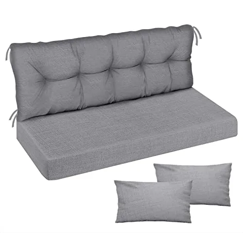 Hollywoodschaukel Auflage 185x50, Komfort-Set mit Kissen von Ferocity