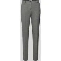 Raphaela By Brax Stoffhose mit französischen Eingrifftaschen Modell 'Lillyth' in Mittelgrau, Größe 40