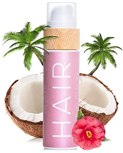 COCOSOLIS HAIR Haaröl - 3-in-1 Pflege für gesundes Haar - Haaröl ohne Silikon und Parabene, ideal für alle Haartypen. Stärkt, regeneriert und schützt vor Haarbruch, während es schnelles Haarwachstum fördert.