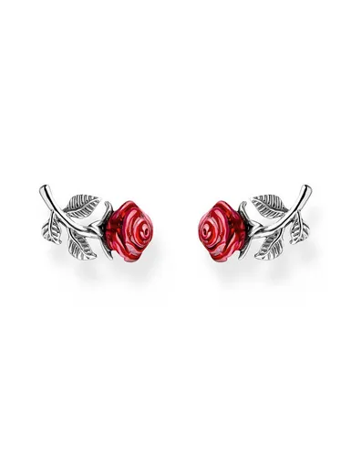Thomas Sabo Damen-Ohrstecker Rot 32029491 - Ohrringe für Damen, aus hochwertigem Material mit elegantem Design, perfekt für jeden Anlass und ein echter Blickfang.