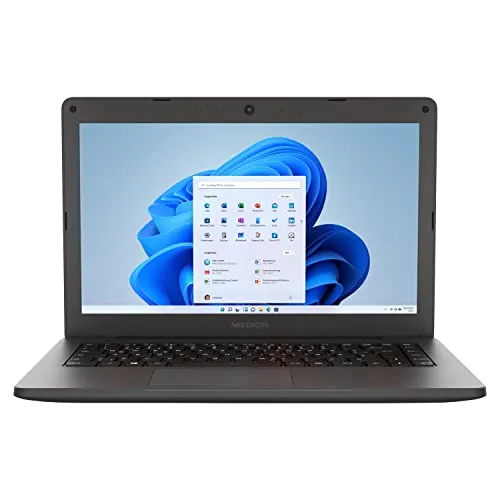 MEDION E14410 14 Zoll HD Education Notebook - Leistungsstarker Laptop mit Intel Core i3, 128GB SSD und robustem, wasserbeständigem Design – ideal für Schüler und Studenten.