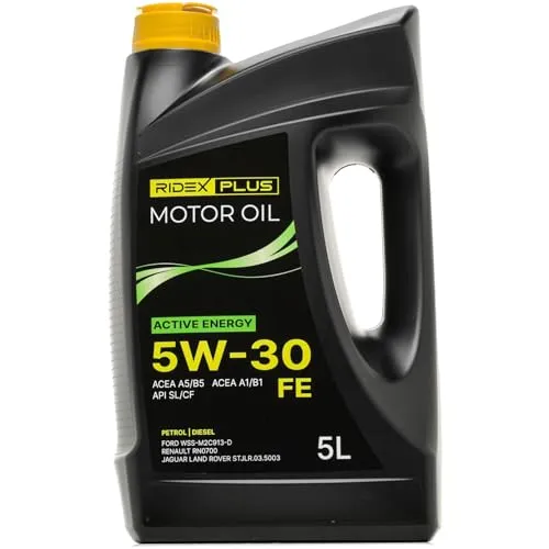 RIDEX PLUS Active Energy 5W-30 FE Motoröl, Synthetiköl ACEA A5/B5, ACEA A1/B1, Motorenöl 5L
