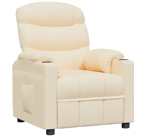 vidaXL Relaxsessel Creme Stoff von vidaXL