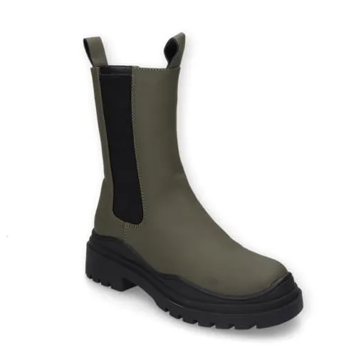 Dockers by Gerli Damen Chelsea Boots - Wanderschuhe, flache Chelsea Boots mit Stretch-Einsatz für optimalen Tragekomfort und einfaches An- und Ausziehen, ideal für den Übergang.