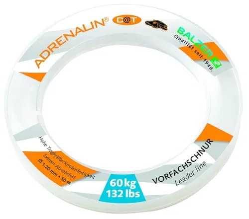 Adrenalin Cat Wels Vorfachschnur 1,20mm 60kg / 132lbs 50m