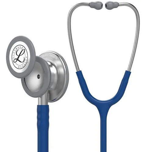 3M™ Littmann® Classic III™ Stethoskop, dunkelblau - Stethoskope mit Dual-Frequency-Membranen für höchste Präzision in der Auskultation von Kindern und Erwachsenen. Robustes Design und hohe akustische Empfindlichkeit für medizinische Fachkräfte.