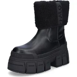 Buffalo Damen Boot Gospher Fold schwarz - Schwarz in schwarz von Buffalo