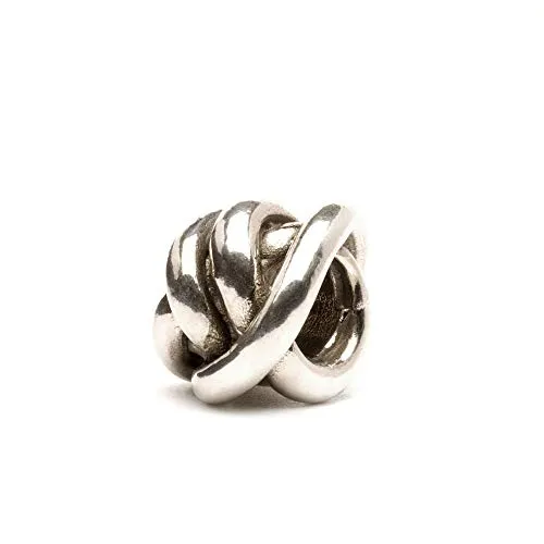 Trollbeads Glücksknoten TAGBE-10049 Charm - Damen Charm, einzigartiges Design für individuelle Armbänder und besondere Anlässe