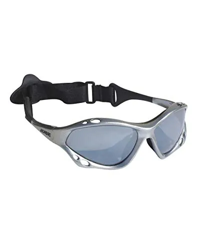 Jobe Sonnenbrille Knox Polarized - Silber, One Size - Sportbrillen mit schwimmfähigen Gläsern und UV 400 Schutz, ideal für Wassersportler und Outdoor-Aktivitäten.