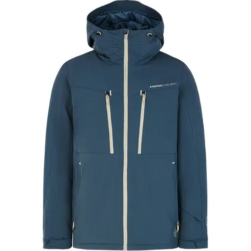 Protest Skijacke blau M (50) - Wintersport-Bekleidung aus 100% Polyester, ideal für kalte Tage mit langen Ärmeln und modischem Design in Blau.