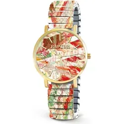 Raptor Quarzuhr Colorful Edition mit Edelstahlzugarmband von Raptor
