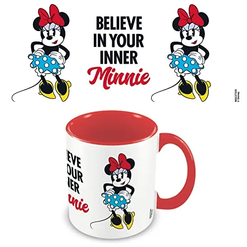 Pyramid International Disney Minnie Mouse Tasse (Believe Design) 325 ml Keramiktasse – offizieller Merchandise-Artikel, rot