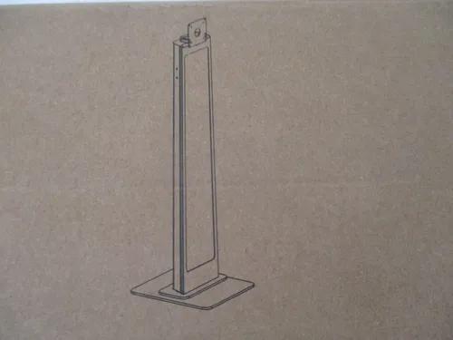 Compulocks BrandMe VESA Floor Stand Schwarz - VESA Bodenständer für Tablets aus hochwertigem Aluminium, neigbar und ideal für Präsentationen oder Werbung im Geschäft.